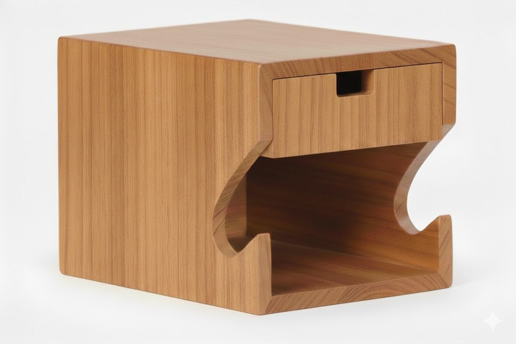 Selve cykelophænget i træ